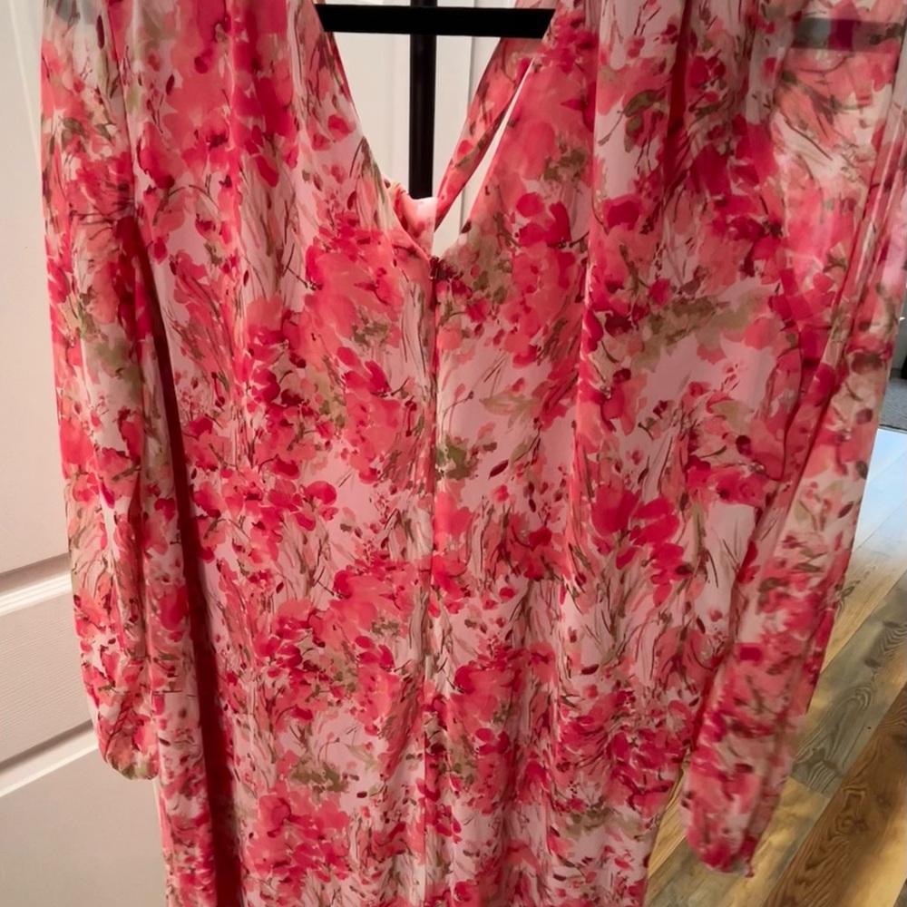 INC Floral Short Dress, XL